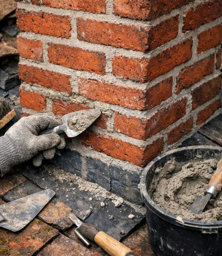 Réfection des joints cheminée Calais