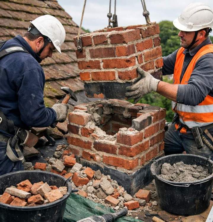 Démontage cheminée Calais